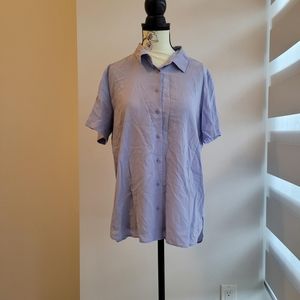 Uniqlo Rayon Button Down Shirt